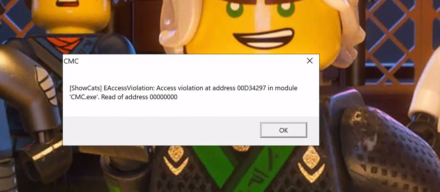 CMC Access violation when accessing categories.JPG