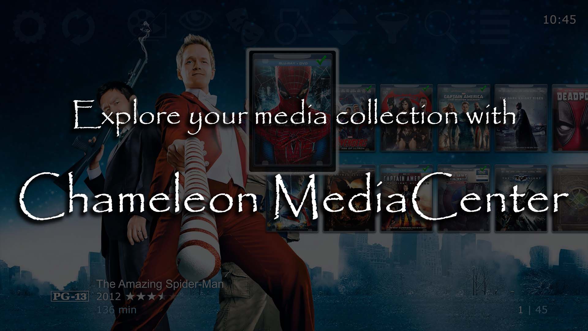 Unleash your media collection with Chameleon MediaCenter